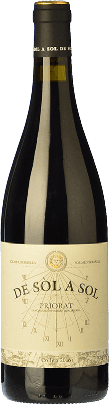 13,95 € Kostenloser Versand | Rotwein Wineissocial De Sól a Sol Crianza — Kurze Fassreifung D.O.Ca. Priorat Katalonien Spanien Merlot, Garnacha — Grenache, Cabernet Sauvignon, Samsó Flasche 75 cl