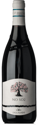 10,95 € Spedizione Gratuita | Vino rosso Zaccagnini NO SO2 D.O.C. Montepulciano d'Abruzzo Abruzzo Italia Montepulciano Bottiglia 75 cl