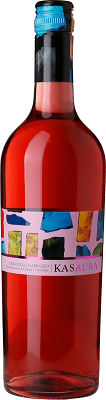 6,95 € Kostenloser Versand | Rosé-Wein Zaccagnini Kasaura Jung D.O.C. Cerasuolo d'Abruzzo Abruzzen Italien Montepulciano Flasche 75 cl