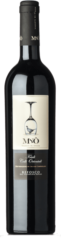 19,95 € Spedizione Gratuita | Vino rosso Zorzettig Myò D.O.C. Colli Orientali del Friuli Friuli-Venezia Giulia Italia Refosco Bottiglia 75 cl