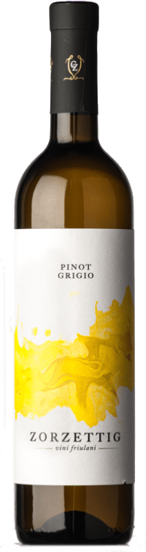 13,95 € Spedizione Gratuita | Vino bianco Zorzettig D.O.C. Colli Orientali del Friuli Friuli-Venezia Giulia Italia Pinot Grigio Bottiglia 75 cl