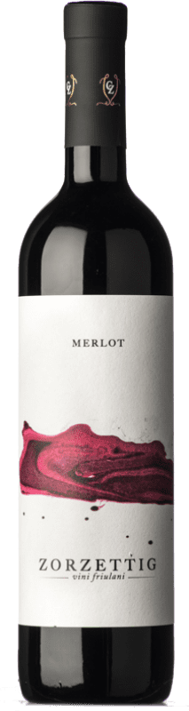 14,95 € Бесплатная доставка | Красное вино Zorzettig D.O.C. Colli Orientali del Friuli Фриули-Венеция-Джулия Италия Merlot — Мерло Бутылка 75 cl