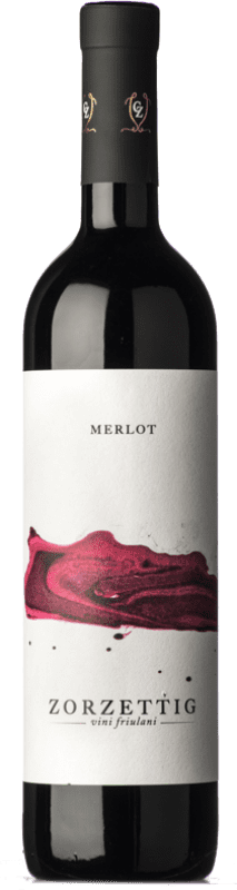 13,95 € Free Shipping | Red wine Zorzettig D.O.C. Colli Orientali del Friuli Friuli-Venezia Giulia Italy Merlot Bottle 75 cl