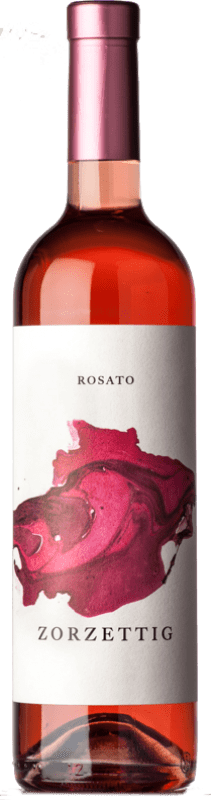 14,95 € Envio grátis | Vinho rosé Zorzettig Rosato I.G.T. Friuli-Venezia Giulia Friuli-Venezia Giulia Itália Merlot Garrafa 75 cl