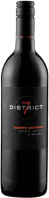17,95 € Free Shipping | Red wine District 7 I.G. Monterey California United States Cabernet Sauvignon Bottle 75 cl