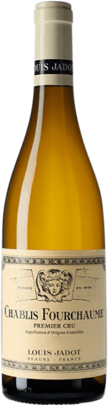 69,95 € Spedizione Gratuita | Vino bianco Louis Jadot Les Fourchaumes A.O.C. Chablis Premier Cru Borgogna Francia Chardonnay Bottiglia 75 cl