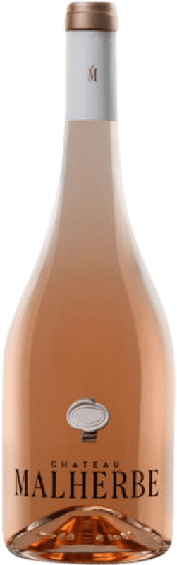 19,95 € Free Shipping | Rosé wine Château Malherbe Rosé A.O.C. Côtes de Provence Provence France Grenache Tintorera, Vermentino Bottle 75 cl