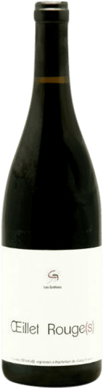 28,95 € Spedizione Gratuita | Vino Rosso Le Clos des Grillons Oeillet Rouges Rhône Francia Garnacha — Grenache, Cinsault Eco — Biologico Bottiglia 75 cl