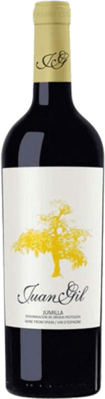 6,95 € 免费送货 | 红酒 Juan Gil Etiqueta Amarilla 4 Meses D.O. Jumilla 穆尔西亚地区 西班牙 Monastel de Rioja 瓶子 Magnum 1,5 L