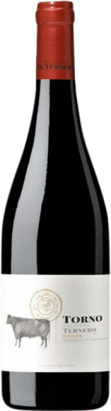 11,95 € Envio grátis | Vinho tinto Hacienda El Ternero Torno Crianza D.O.Ca. Rioja La Rioja Espanha Tempranillo Garrafa 75 cl