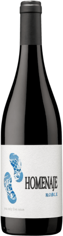 5,95 € 免费送货 | 红酒 Marco Real Homenaje Tinto D.O. Navarra 纳瓦拉 西班牙 Tempranillo, Cabernet Sauvignon 瓶子 75 cl