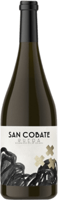 19,95 € Spedizione Gratuita | Vino bianco San Cobate D.O. Rueda Castilla y León Spagna Verdejo Bottiglia 75 cl