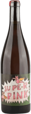 26,95 € Kostenloser Versand | Rosé-Wein Fréderic Cossard Super Pink Rhône Frankreich Cinsault Ökologisch Flasche 75 cl