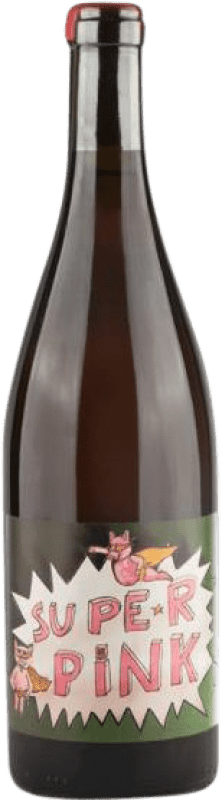 25,95 € 免费送货 | 玫瑰酒 Fréderic Cossard Super Pink 罗纳 法国 Cinsault 瓶子 75 cl