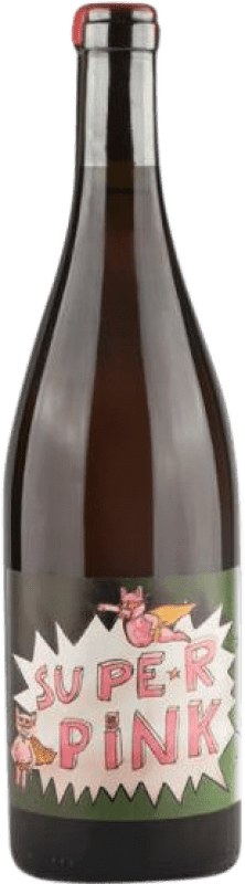 26,95 € Free Shipping | Rosé wine Fréderic Cossard Super Pink Rhône France Cinsault Organic Bottle 75 cl