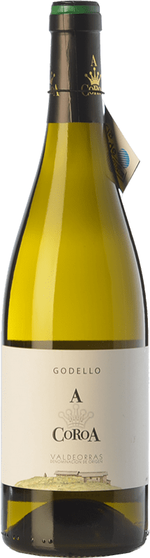 18,95 € Envio grátis | Vinho branco A Coroa D.O. Valdeorras Galiza Espanha Godello Garrafa 75 cl