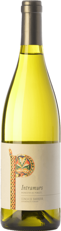 9,95 € Spedizione Gratuita | Vino Bianco Abadia de Poblet Intramurs D.O. Conca de Barberà Catalogna Spagna Chardonnay Bottiglia 75 cl