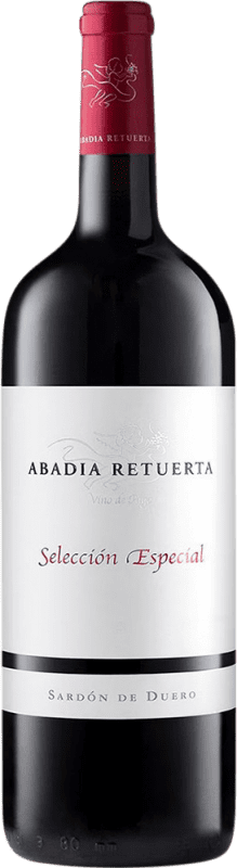 69,95 € 免费送货 | 红葡萄酒 Abadía Retuerta 甄选, 特别 Crianza — 陈酿 I.G.P. Vino de la Tierra de Castilla y León 卡斯蒂利亚莱昂 西班牙 Tempranillo — 丹魄, Syrah — 西拉, Cabernet Sauvignon — 赤霞珠 大瓶 — Magnum 1,5 L