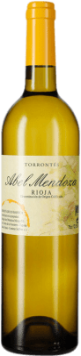 33,95 € Envío gratis | Vino blanco Abel Mendoza Crianza D.O.Ca. Rioja La Rioja España Torrontés Botella 75 cl