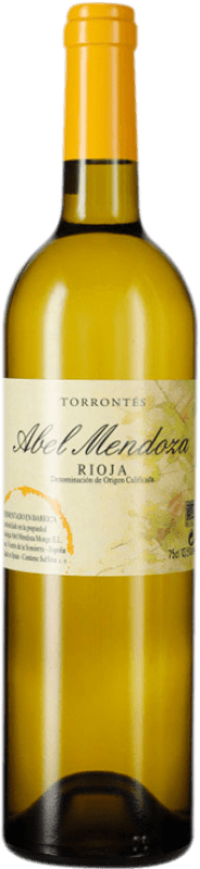 33,95 € Envío gratis | Vino blanco Abel Mendoza Crianza D.O.Ca. Rioja La Rioja España Torrontés Botella 75 cl