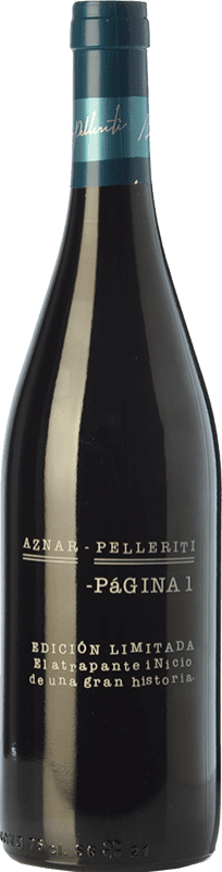 72,95 € Free Shipping | Red wine Abremundos Pagina Uno Blend Aged I.G. Valle de Uco Uco Valley Argentina Cabernet Franc, Malbec Bottle 75 cl