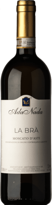 16,95 € Kostenloser Versand | Süßer Wein Ada Nada La Bra D.O.C.G. Moscato d'Asti Piemont Italien Muscat Bianco Flasche 75 cl