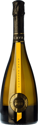 19,95 € Envio grátis | Espumante branco Adernats Brut Grande Reserva D.O. Cava Catalunha Espanha Macabeo, Xarel·lo, Parellada Garrafa 75 cl