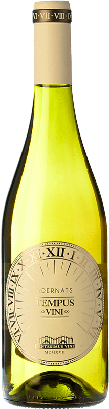 4,95 € Free Shipping | White Wine Adernats Tempus Fugit Young D.O. Tarragona Catalonia Spain Macabeo, Xarel·lo, Parellada Bottle 75 cl