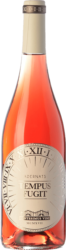 5,95 € Free Shipping | Rosé Wine Adernats Tempus Fugit Young D.O. Tarragona Catalonia Spain Tempranillo, Merlot Bottle 75 cl