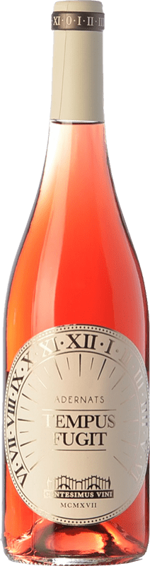 5,95 € Envio grátis | Vinho rosé Adernats Tempus Fugit Rosat Jovem D.O. Tarragona Catalunha Espanha Tempranillo, Merlot Garrafa 75 cl