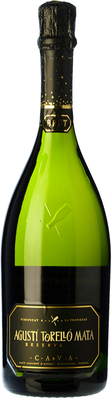 13,95 € 免费送货 | 白起泡酒 Agustí Torelló 香槟 预订 D.O. Cava 加泰罗尼亚 西班牙 Macabeo, Xarel·lo, Parellada 瓶子 75 cl
