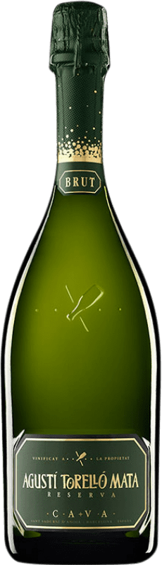 17,95 € Free Shipping | White Sparkling Wine Agustí Torelló Brut Reserve — Aged D.O. Cava Catalonia Spain Macabeo, Xarel·lo, Parellada 75 cl