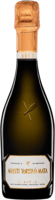 8,95 € Envio grátis | Espumante Branco Agustí Torelló Brut — Bruto Reserva D.O. Cava Catalunha Espanha Macabeo, Xarel·lo, Parellada Meia Garrafa 37 cl