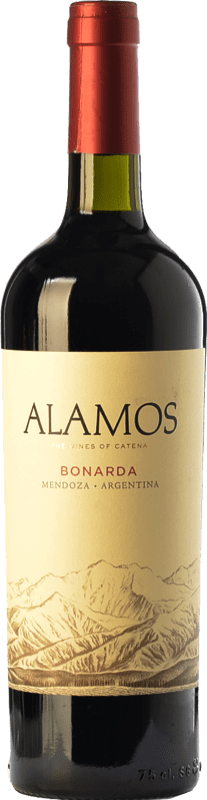12,95 € Бесплатная доставка | Красное вино Alamos Молодой I.G. Mendoza Мендоса Аргентина Bonarda бутылка 75 cl