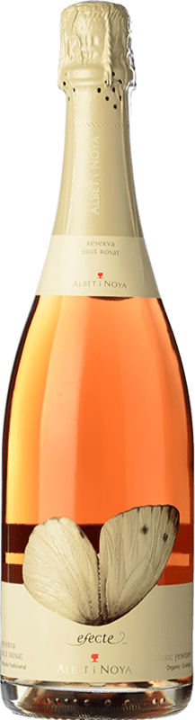 16,95 € Kostenloser Versand | Weißer Sekt Albet i Noya Brut — Herb Reserve — Gereift D.O. Penedès Katalonien Spanien Pinot Noir — Spätburgunder Eco — Biologisch Flasche 75 cl