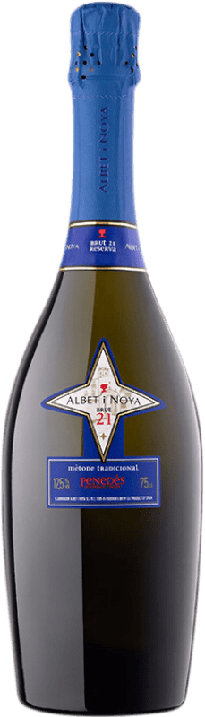 23,95 € Free Shipping | White sparkling Albet i Noya 21 Brut Reserva D.O. Penedès Catalonia Spain Chardonnay, Parellada Bottle 75 cl