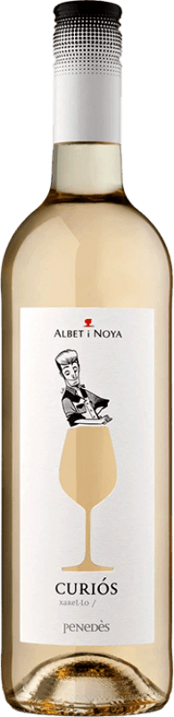 13,95 € Envío gratis | Vino Blanco Albet i Noya Curiós D.O. Penedès Cataluña España Xarel·lo Eco — Ecológico Botella 75 cl