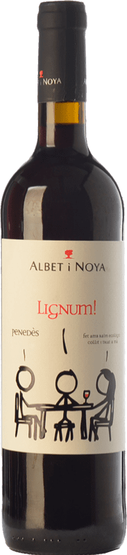 13,95 € Free Shipping | Red Wine Albet i Noya Lignum Crianza — Aged D.O. Penedès Catalonia Spain Tempranillo, Merlot, Syrah — Shiraz, Garnacha — Grenache, Cabernet Sauvignon Eco — Organic 75 cl