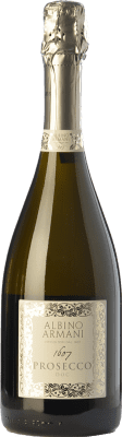 13,95 € Free Shipping | White Sparkling Wine Albino Armani D.O.C. Prosecco Veneto Italy Glera Bottle 75 cl