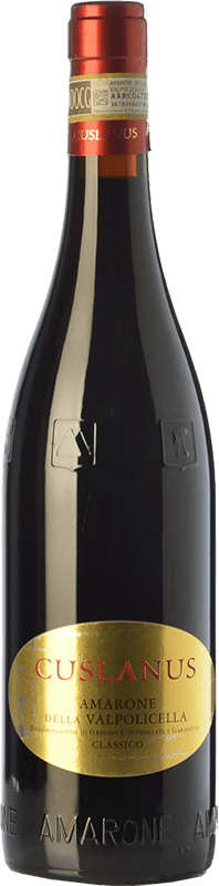 62,95 € Free Shipping | Red wine Albino Armani Cuslanus D.O.C.G. Amarone della Valpolicella Veneto Italy Corvina, Rondinella, Molinara Bottle 75 cl
