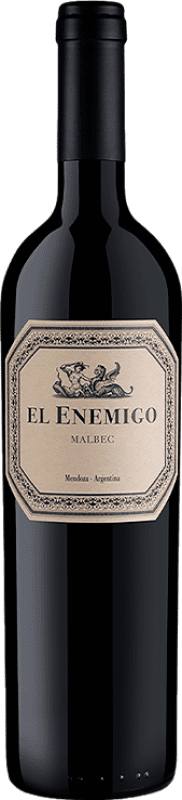 29,95 € Envío gratis | Vino tinto Aleanna El Enemigo Malbec I.G. Mendoza Mendoza Argentina Cabernet Franc, Malbec, Petit Verdot Botella 75 cl