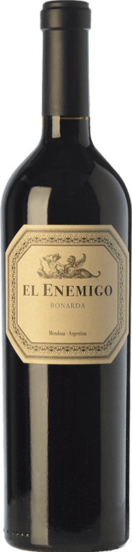 29,95 € Envío gratis | Vino tinto Aleanna El Enemigo Bonarda I.G. Mendoza Mendoza Argentina Cabernet Franc, Bonarda Botella 75 cl