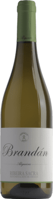 17,95 € Envío gratis | Vino blanco Algueira Brandan D.O. Ribeira Sacra Galicia España Godello Botella 75 cl