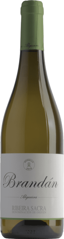 17,95 € Kostenloser Versand | Weißwein Algueira Brandan D.O. Ribeira Sacra Galizien Spanien Godello Flasche 75 cl