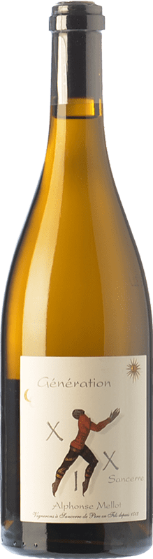 61,95 € 免费送货 | 白酒 Alphonse Mellot Génération XIX A.O.C. Sancerre 卢瓦尔河 法国 Sauvignon White 瓶子 75 cl