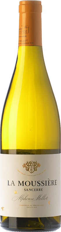 24,95 € Envio grátis | Vinho branco Alphonse Mellot La Moussière Blanc Crianza A.O.C. Sancerre Loire França Sauvignon Branca Garrafa 75 cl