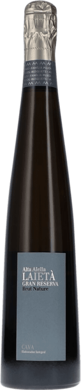 25,95 € Envio grátis | Espumante branco Alta Alella AA Mirgin Laietà Brut Nature Grande Reserva D.O. Cava Catalunha Espanha Chardonnay Garrafa 75 cl