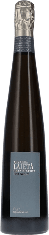 26,95 € Free Shipping | White Sparkling Wine Alta Alella AA Mirgin Laietà Brut Nature Grand Reserve — Long Barrel-Aged D.O. Cava Catalonia Spain Chardonnay Eco — Organic Bottle 75 cl