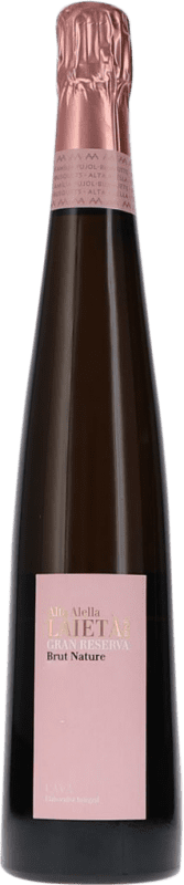 28,95 € Free Shipping | Rosé Sparkling Wine Alta Alella AA Mirgin Laietà Rosé Grand Reserve — Long Barrel-Aged D.O. Cava Catalonia Spain Mataró Eco — Organic Bottle 75 cl