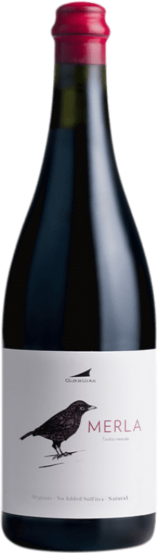 18,95 € Free Shipping | Red wine Alta Alella AA Merla Natural Joven D.O. Alella Catalonia Spain Monastrell Bottle 75 cl